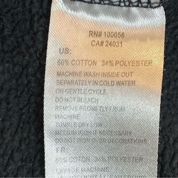 Chick-Fil-A “I Heart Waffle Fries” Embroidered Unisex Hoodie in Navy size XL - Picture 9 of 13